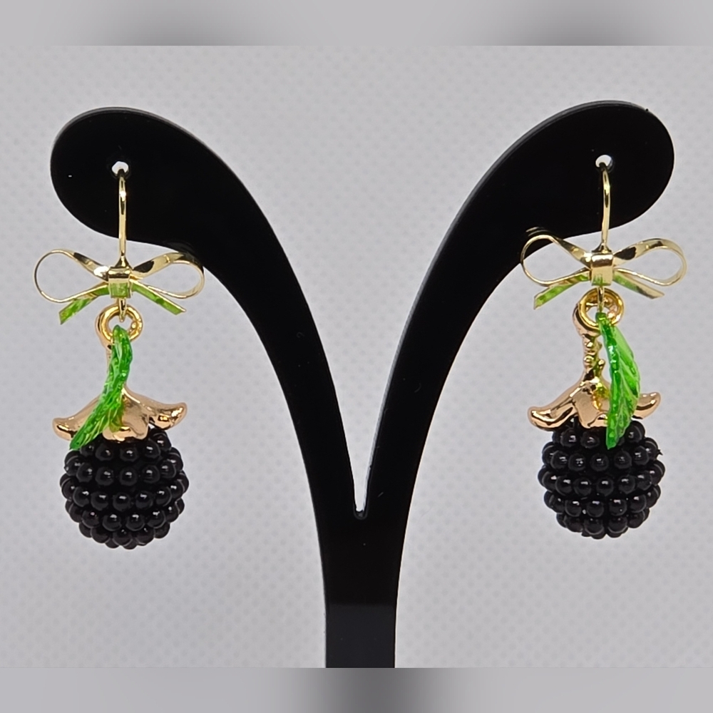 Blackberry earrings